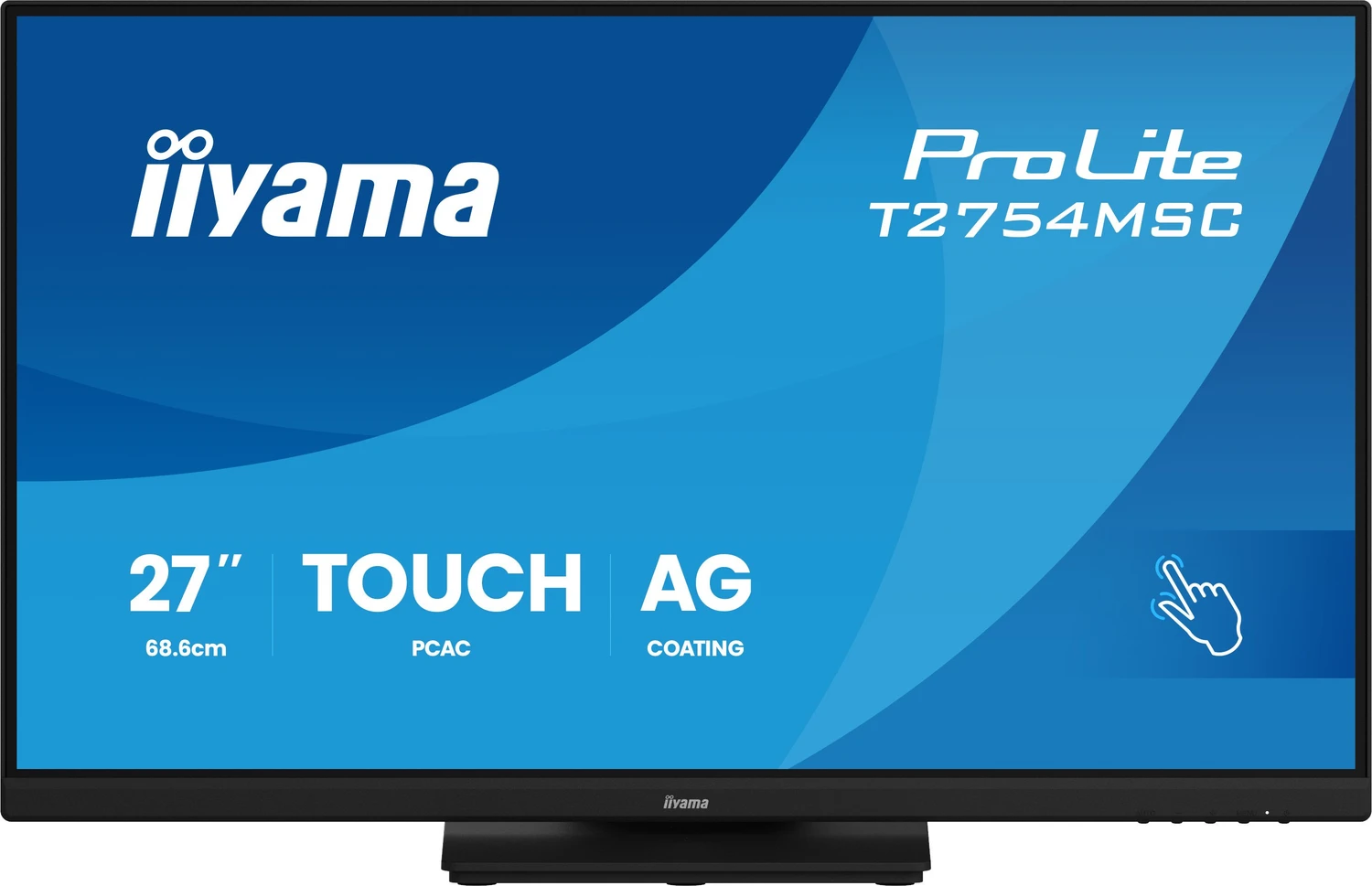 iiyama ProLite T2754MSC-B2AG LED-Monitor 68,6 cm (27") Full HD – HDMI/VGA/USB – Schwarz (T2754MSC-B2AG)