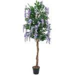 EUROPALMS Goldregenbaum, Kunstpflanze, violett, 150cm (82507135)
