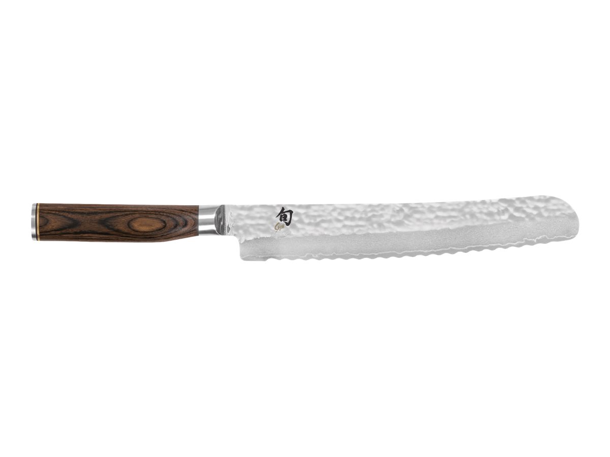 KAI Shun Premier Tim Mälzer Brotmesser 23 cm VG Max Stahl Braun
