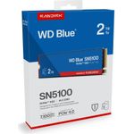 SanDisk 2TB WD BLUE SN5100 NVME SSD - Flash-Speicher (WDBS4F0020BNC-WRSN)