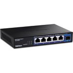 TRENDnet 6-Port 2.5G Unmanaged Switch with 10G SFP+ Port (TEG-S5061)