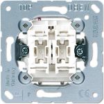 JUNG 505 U. Anzahl der Pole: 1P, Produktfarbe: Metallisch, Weiß. AC Eingangsspannung: 250 V, Nominale Stromabgabe: 10 A (505U)