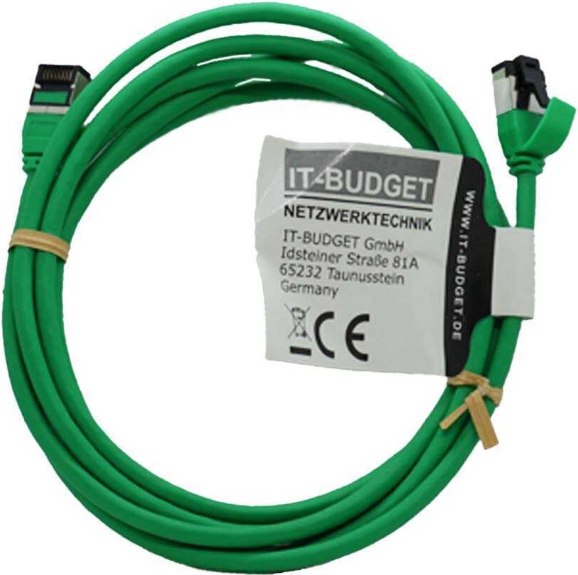 IT-BUDGET Vollkupfer Premium Patchkabel (90ITBSLIM81PK3GR)