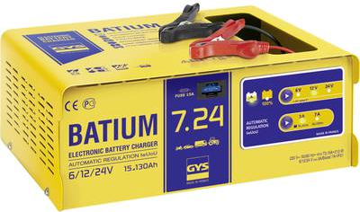 GYS Batterieladegerät BATIUM 7-24 6/12/24V 15-130Ah/Ladestrom 11/3-7A/max.210W/230V (024502)