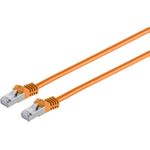S/CONN maximum connectivity Netzwerkkabel-RJ45 Patchkabel S/FTP,PIMF, RohkabelCat.7 Rohkabel Halogenfrei, orange, 0,25m (75511-0.25O)