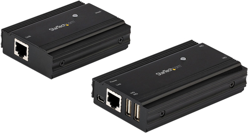 StarTech.com 4 Port USB 2.0 Extender-Hub über ein einzelnes CAT5e/CAT6 Ethernet Kabel (RJ45) (USB2004EXT100)