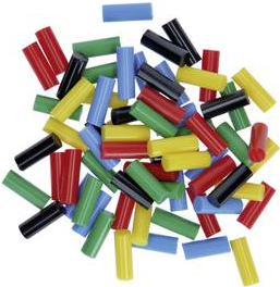 Bosch Accessories Gluey Heißklebesticks 7 mm 20 mm Rot, Gelb, Blau, Schwarz, Grün 55 g 70 St. (2608002005)