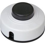 Kopp 191801088 Fußschalter 1P Schwarz - Weiß Elektroschalter (191801088)