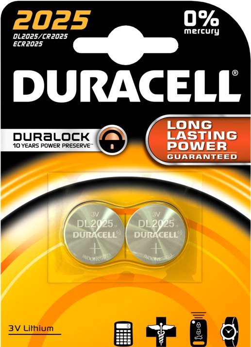 Duracell CR2025 Lithium (203907)