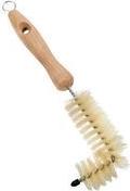 Peggy Perfect Überlauf-Reinigungsbürste, Holz natur Holzgriff, Naturborste, mit Aufhängeöse, Länge: 230 mm, - 1 Stück (9754)