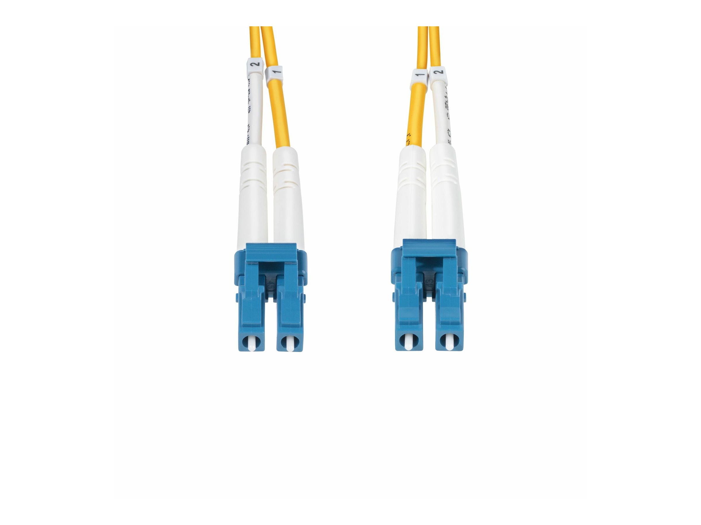 StarTech.com LWL-Patchkabel OS2 Singlemode Duplex LC/UPC auf LC/UPC 9/125 µm LSZH 3 m Gelb