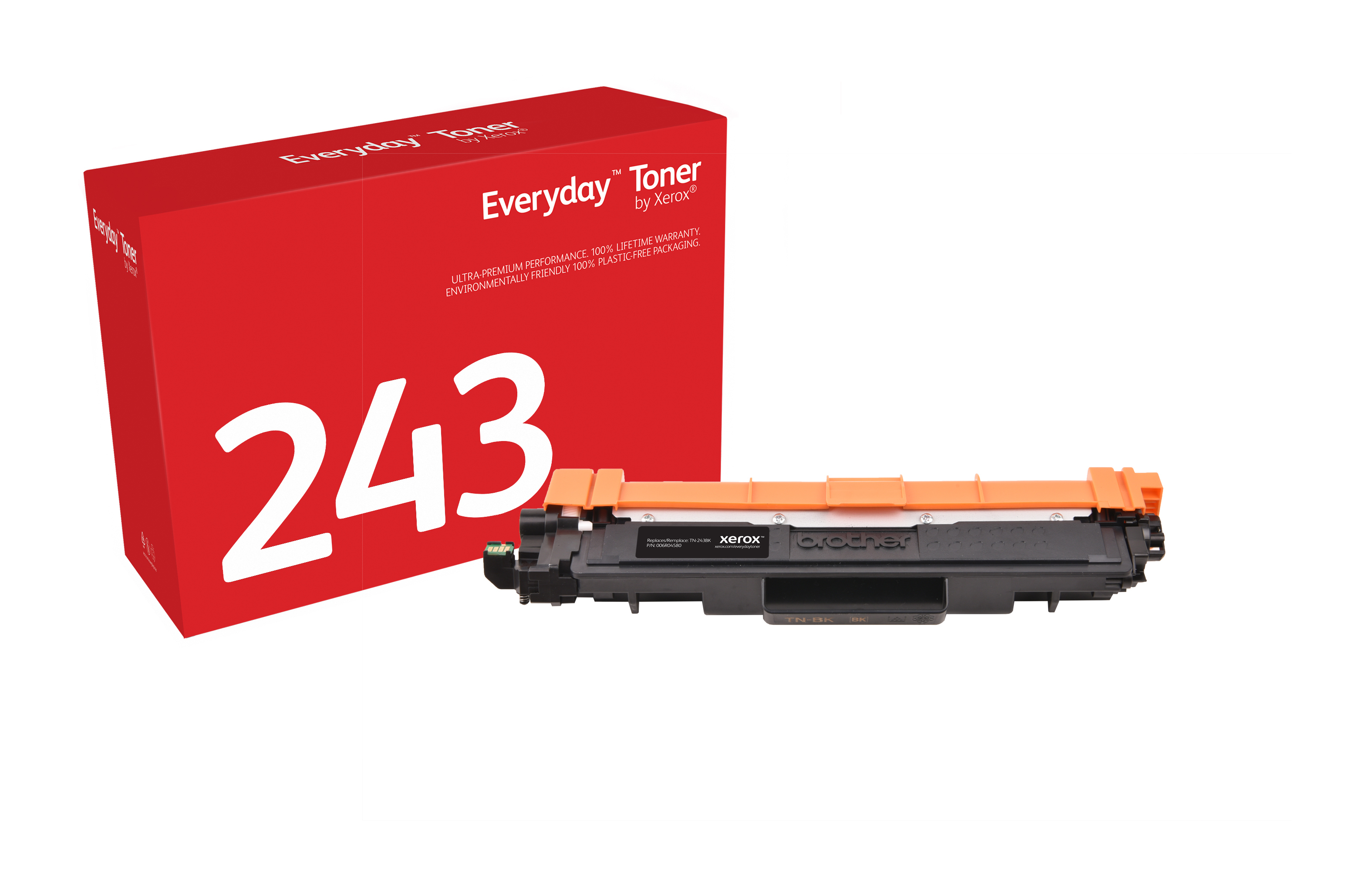 Xerox Everyday Tonerpatrone Schwarz Hohe Ergiebigkeit Kompatibel mit Brother TN-243BK 1000 Seiten