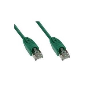 Patchkabel S-STP (PIMF), Cat 6, grün, 0,5 m Patchkabel mit besonders schmalem Knickschutz (71500G)