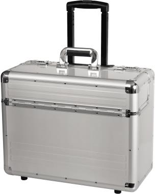 ALUMAXX OMEGA Pilotenkoffer Aluminium 48 × 38 × 23 cm Silber
