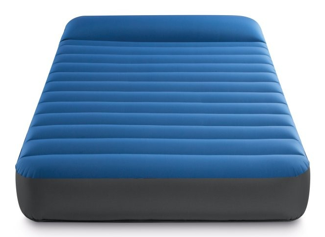 Intex TruAire Dura-Beam 64011 Twin Camping-Matratze bis 136 kg Blau Grau