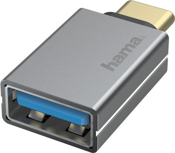 Hama 00200300 Kabeladapter USB Type-A USB Typ-C Grau (00200300)