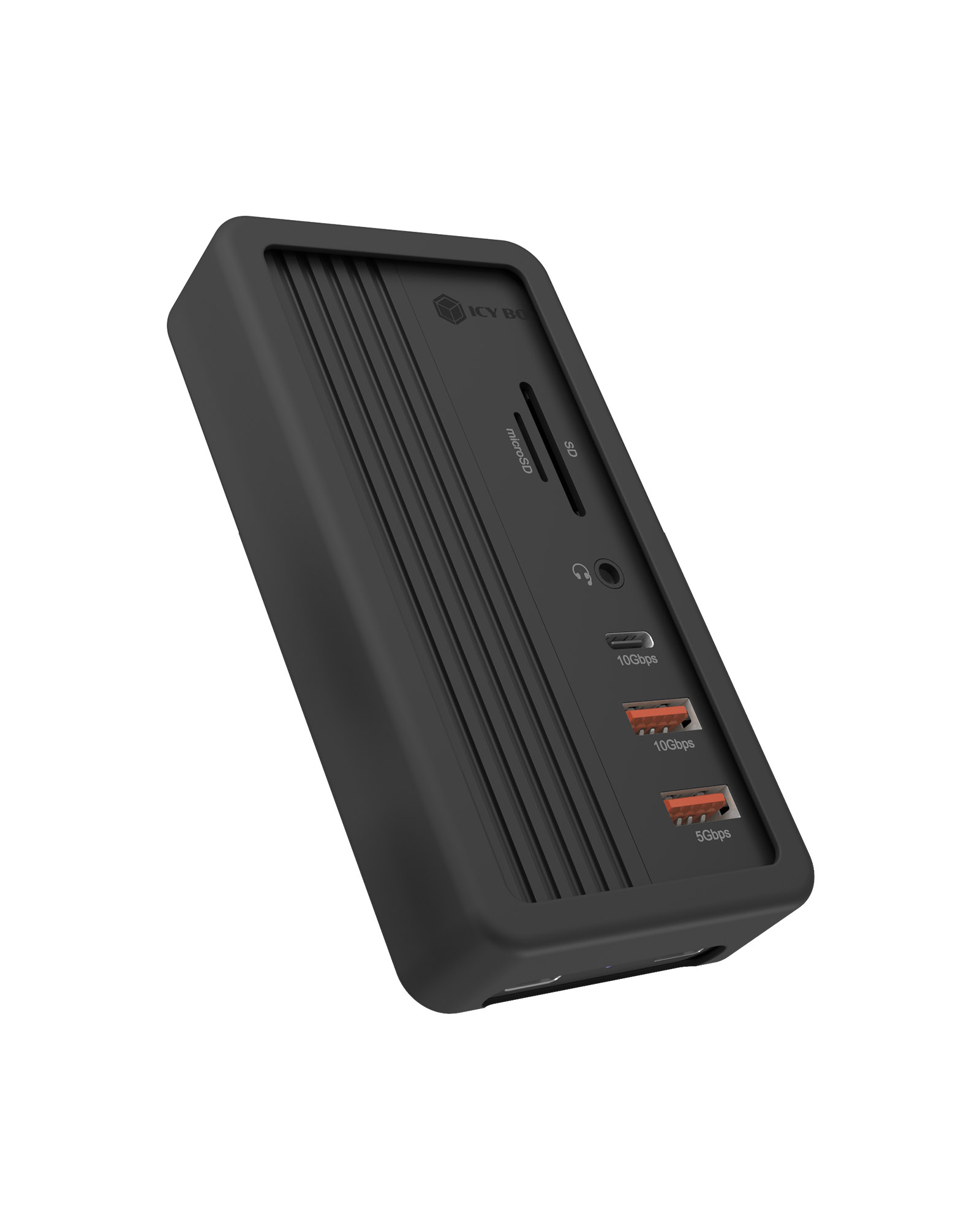 ICY BOX IB-DK4072M-CU31 Dockingstation USB 3.2 Gen 2 HDMI 1GbE Schwarz