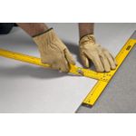 Stanley T-Reissschiene. Produkttyp: T-square, Produktfarbe: Gelb, Material: Metall. Länge quadratische Klinge: 122 cm (STHT1-05894)