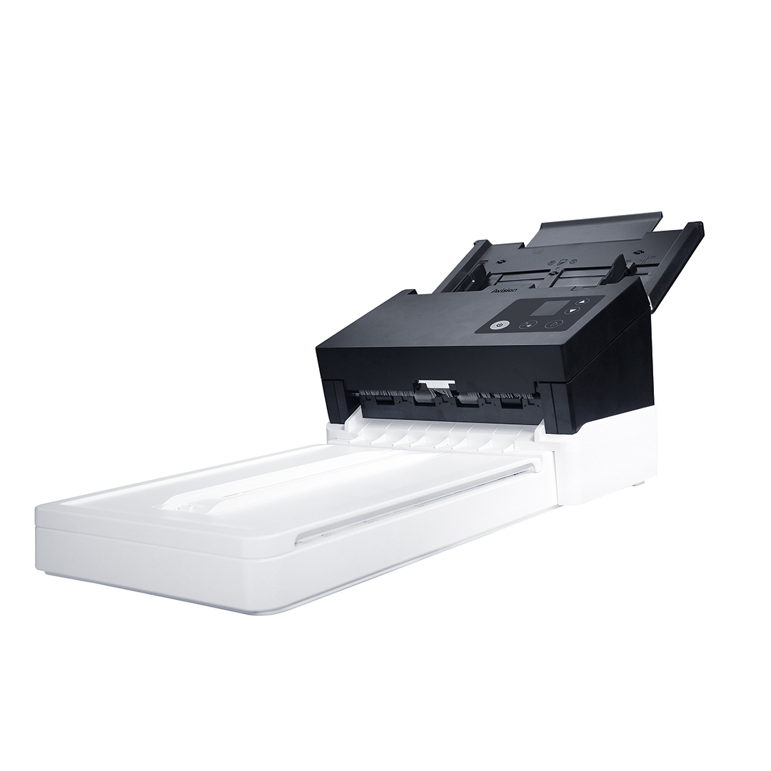 Avision AD370FN Dokumentenscanner 600 x 600 DPI A4 Duplex USB Ethernet Schwarz