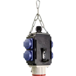 AS SCHWABE Energie-Würfel II zum Aufhängen, IP44, mit 4 Schutzdosen 16A, 230V und 1 CEE 16A, 400V 5p (60733)