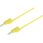 VOLTCRAFT Messleitung [Stecker 4 mm - Stecker 4 mm] 5 m Gelb MSB-300 (MSB-300-5-GB)