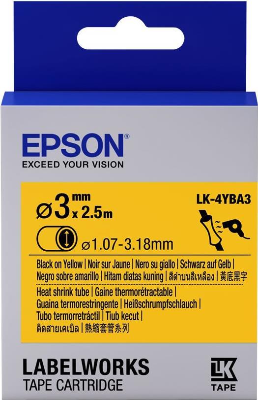 EPSON TAPE - LK4YBA3 HST BLK/