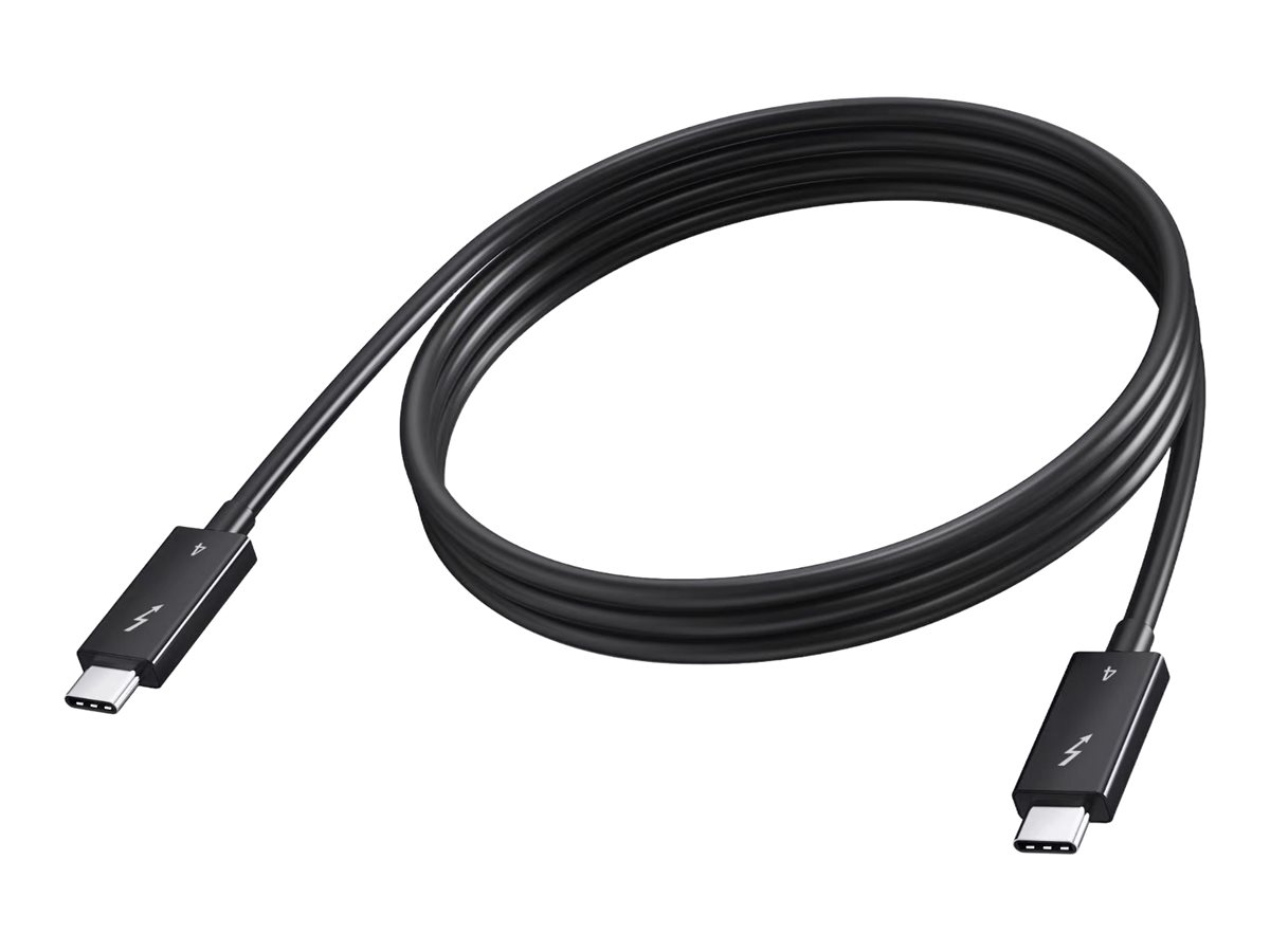 Vision TC 2MUSBCTB4/BL USB-C Thunderbolt 4 Kabel 2 m 40 Gbit/s 100W 8K@60Hz Schwarz