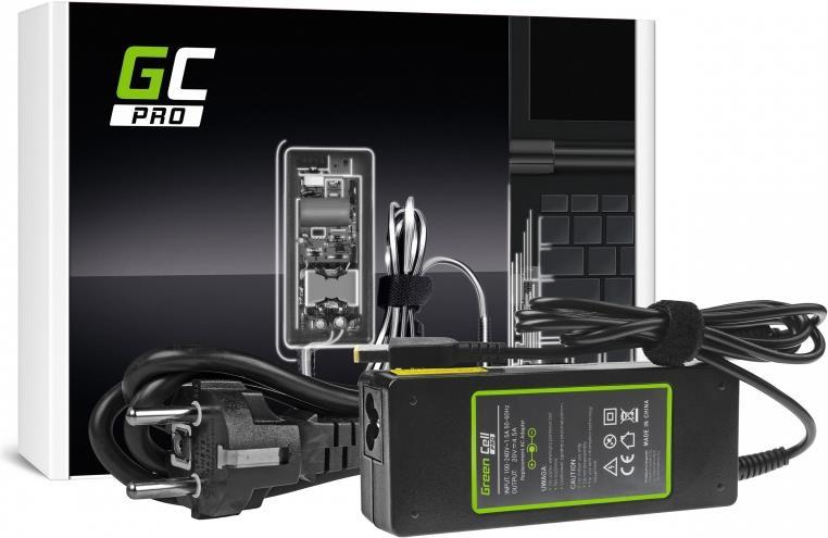 Green Cell AD39AP. Zweck: Notebook, Netzteiltyp: Indoor, Eingangsspannung: 100 - 240 V. Produktfarbe: Schwarz. Breite: 128 mm, Tiefe: 51 mm, Höhe: 33 mm. Menge pro Packung: 1 Stück(e), Mitgelieferte Kabel: AC, Verpackungsart: Box (AD39AP)