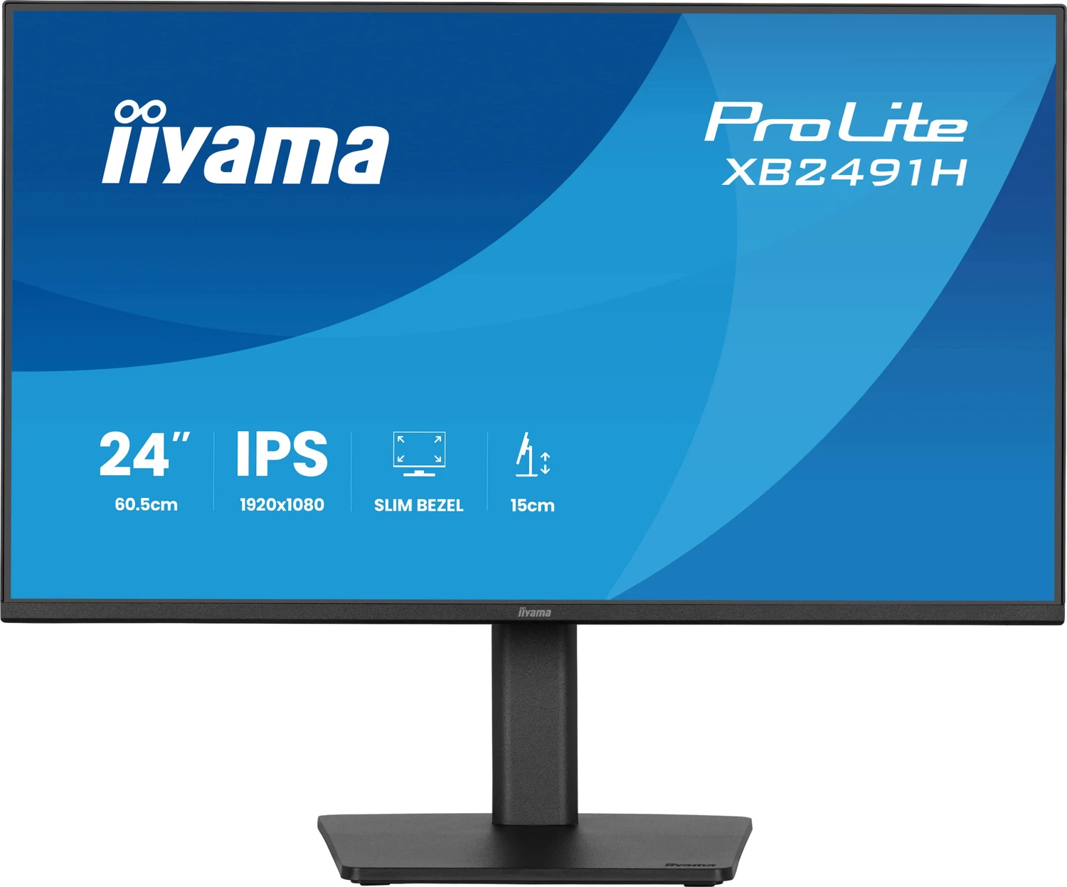 IIYAMA Monitor XB2491H-B1 60,96cm 24Zoll IPS-panel 1920x1080 120Hz 1ms MPRT 350cd/m HDMI DisplayPort (XB2491H-B1)