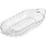 metaltex Küchenreibe/Apfelreibe aus Glas, transparent aus dickwandigem Glas, spülmaschinengeeignet, robuste - 1 Stück (184565000)