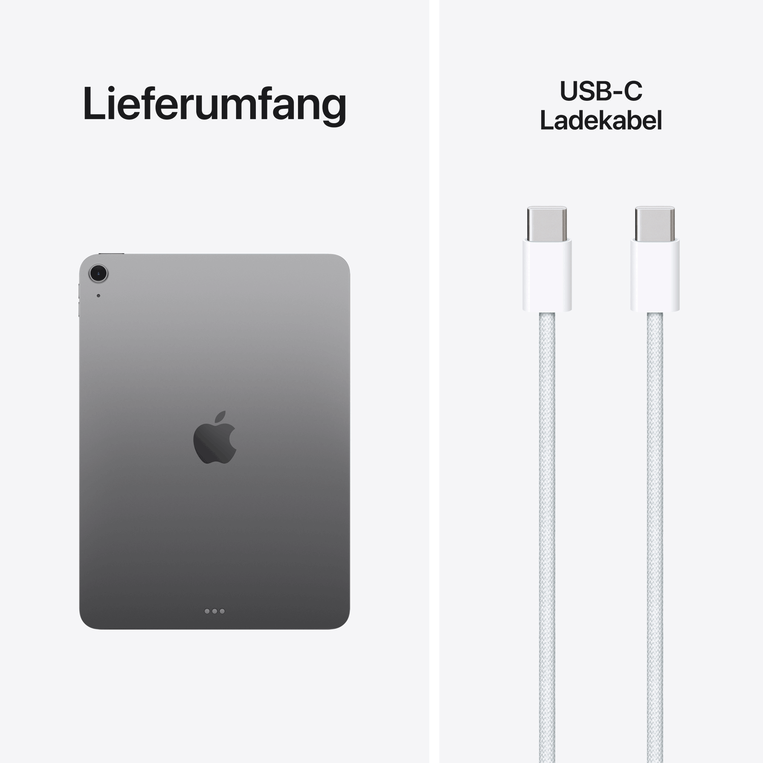 Apple 11" iPad Air M4 Wi-Fi 128 GB - Space Grau