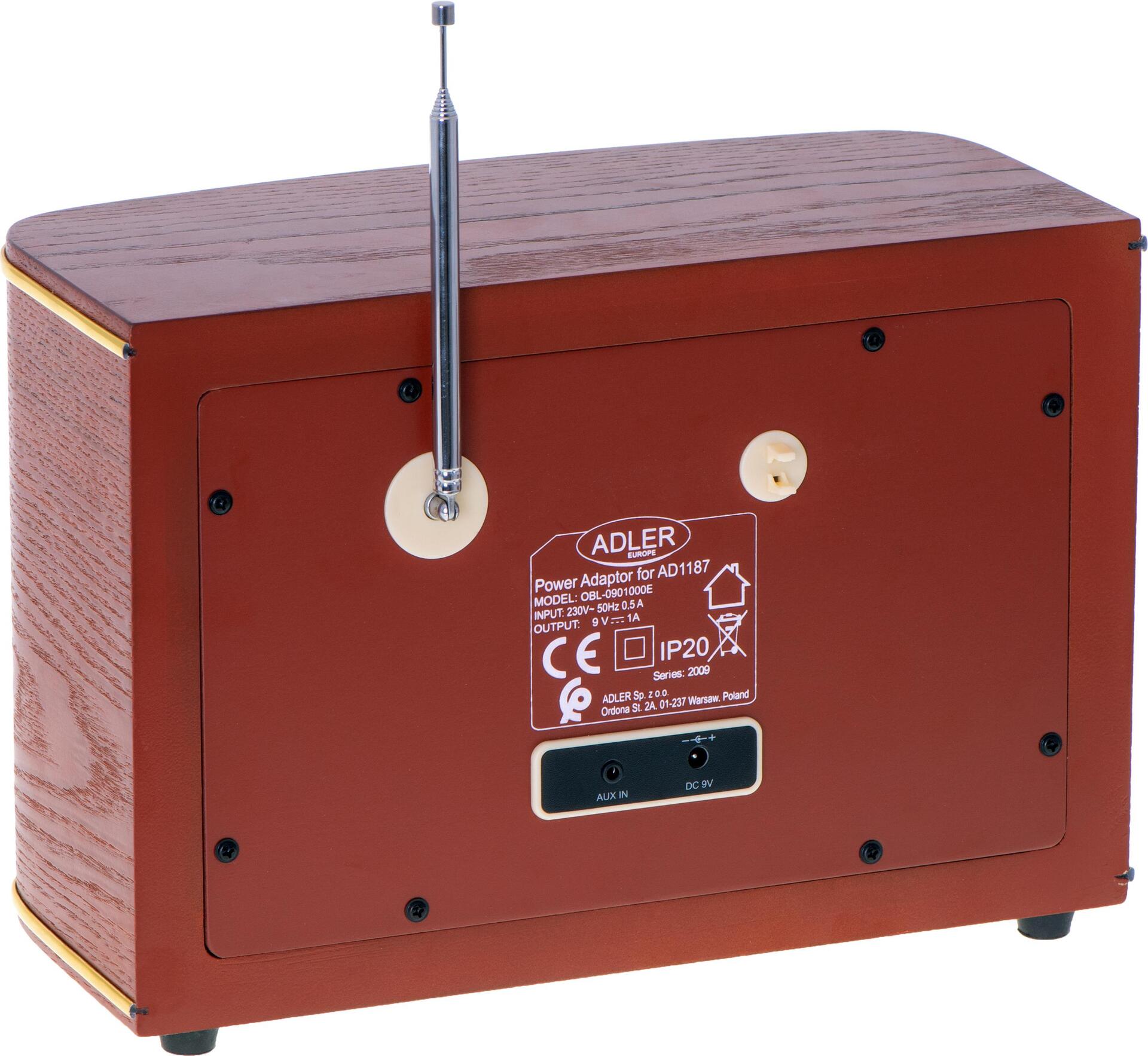 Adler AD 1187 Tragbares Radio Digital Braun