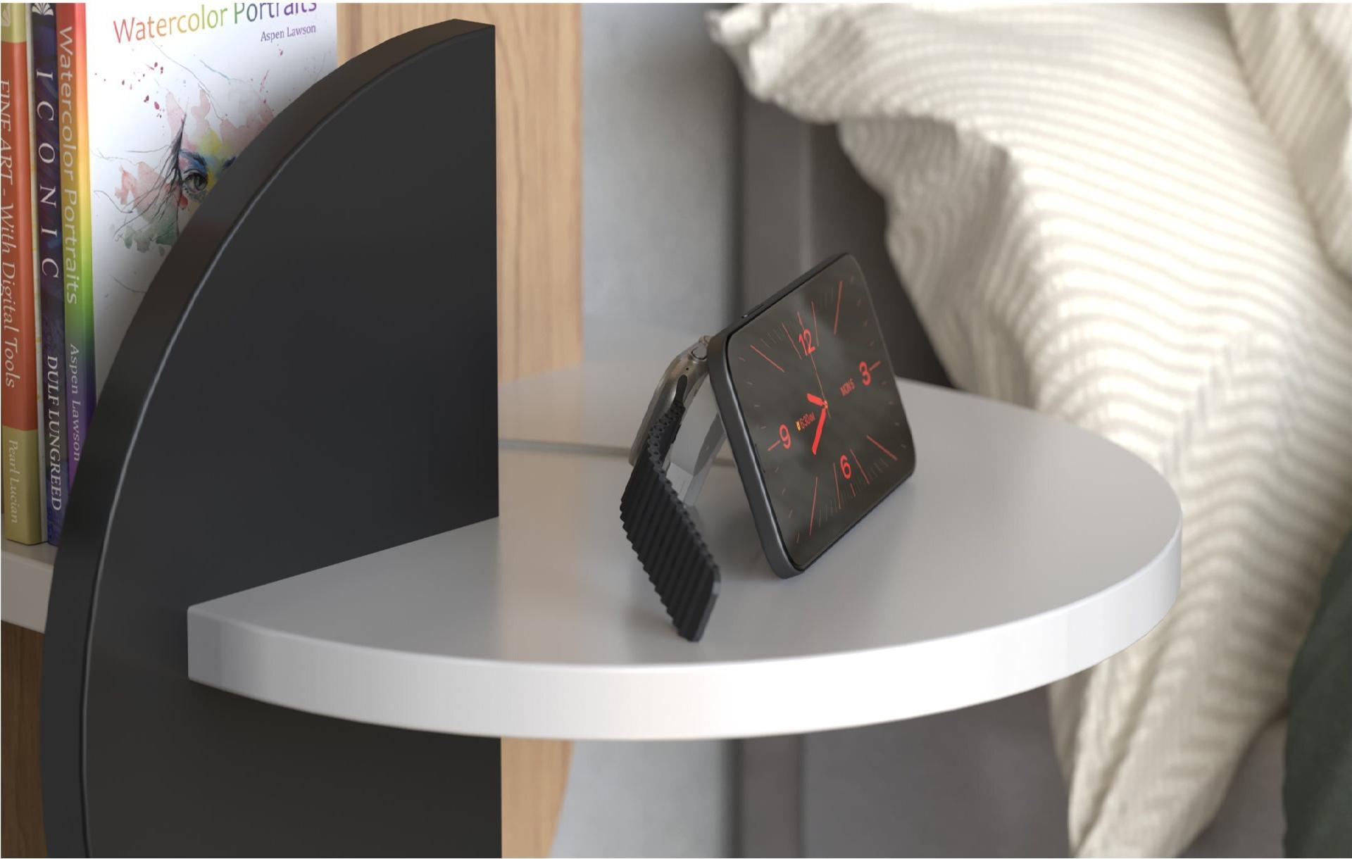 ZENS 2-in-1 Induktive Ladematte MagSafe + Watch 20 W Weiß