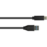 Alcasa 2831-AC010S USB Kabel 1 m USB 3.2 Gen 2 (3.1 Gen 2) USB A USB C Schwarz (2831-AC010S)