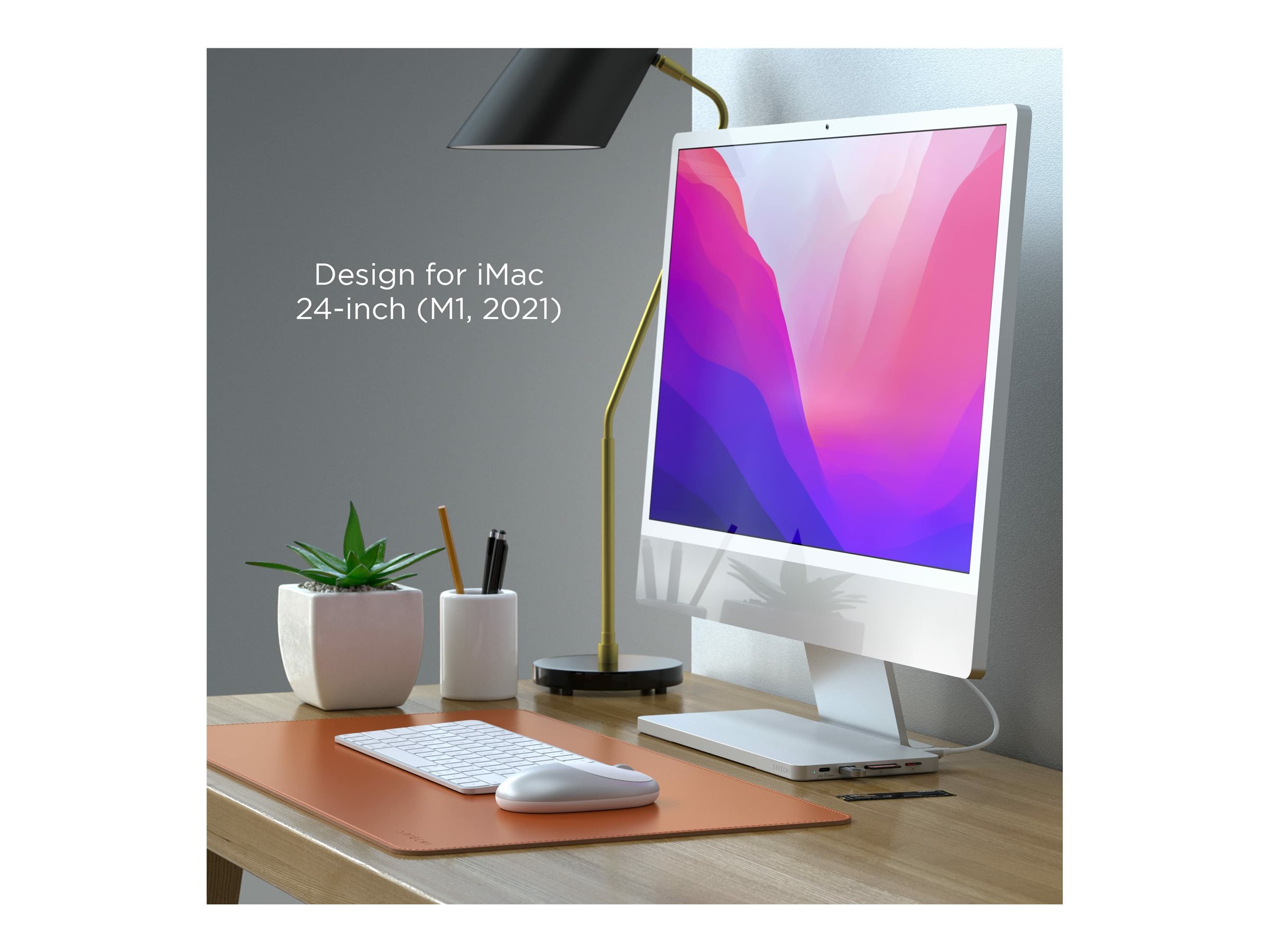 Satechi ST-UCISDS USB-C Dockingstation Silber