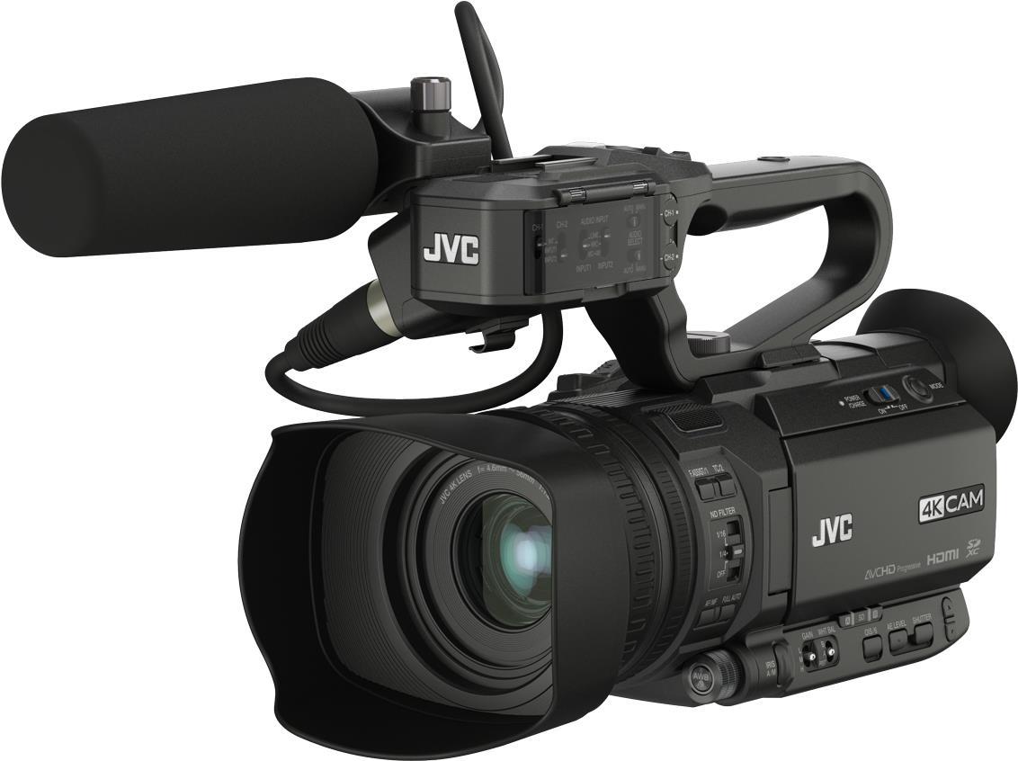 JVC GY-HM250E Camcorder 12,4 MP CMOS 4K Ultra HD Schwarz (GYHM250E)