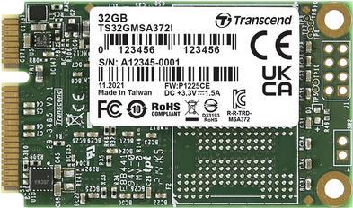 Transcend 32 GB Interne Festplatte 6.35 cm (2.5" ) SATA III T32GMSA372I (T32GMSA372I)