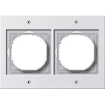 GIRA Abdeckrahmen 2-fach 021266 TX_44 reinweiss 021266 (021266)