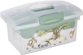 keeeper kids Aufbewahrungsbox "patryk winnie", noric-green mit Deckel und Griff, praktischer Organizer mit Einsatz - 1 Stück (1220231523800)