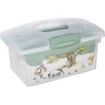 keeeper kids Aufbewahrungsbox "patryk winnie", noric-green mit Deckel und Griff, praktischer Organizer mit Einsatz - 1 Stück (1220231523800)