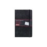 herlitz Notizbuch Classic Collection, A6, 96 Blatt 80 g-qm, holzfrei, blanko, Einband aus Kunstleder, schwarz (10789451)