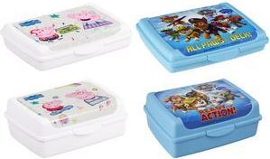 keeeper Brotdose / Deco-Click-Box "olek mini", Peppa Pig Brotdose mit kindgerechtem Dekor, mit Clip-Verschluss, - 1 Stück (1070451919400)