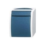 Busch-Jaeger Kreuzschalter Ocean Aufputz Blau-Grün 2601/7 W-53 (2601/7 W-53)