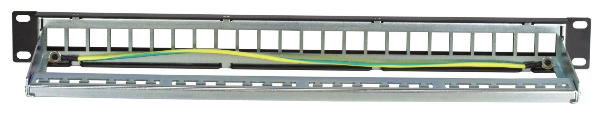 DSIT DS-Patch-24STP 24-Port Keystone Patchpanel S/UTP (STP) 1U Schwarz