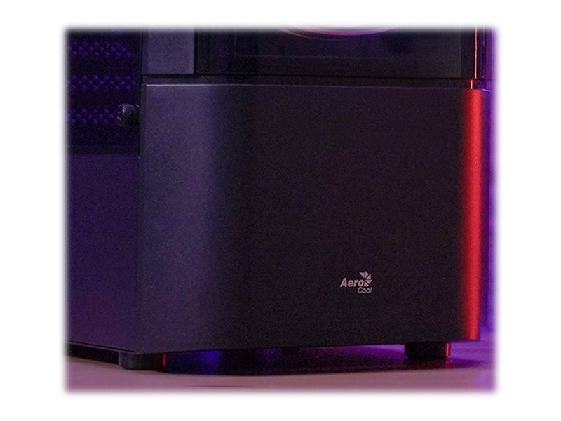 Aerocool Quantum v3 TG Mid Tower ATX Tempered Glass Schwarz