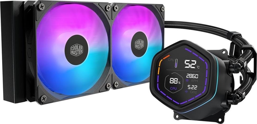CoolerMaster WAK MasterLiquid Core Nex Digital 240 ARGB (MLX-D24M-A18PA-RD)