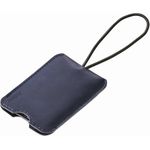 Hama Gepäckanhänger mit verdecktem Adressfeld, 11 x 7.5 cm, dunkelblau (00139516)