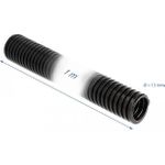 Delock Kabelschutzschlauch 1 m x 13 mm schwarz (60457)