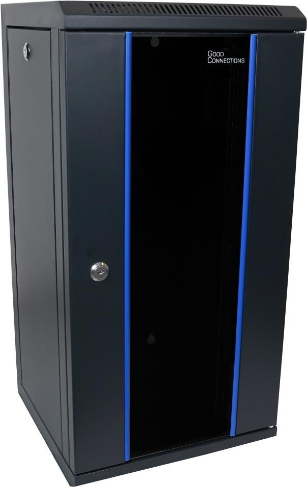 GC R0113 - 25,40cm (10") Wandgehäuse 12HE Tiefe 300mm schwarz (GC-R0113)