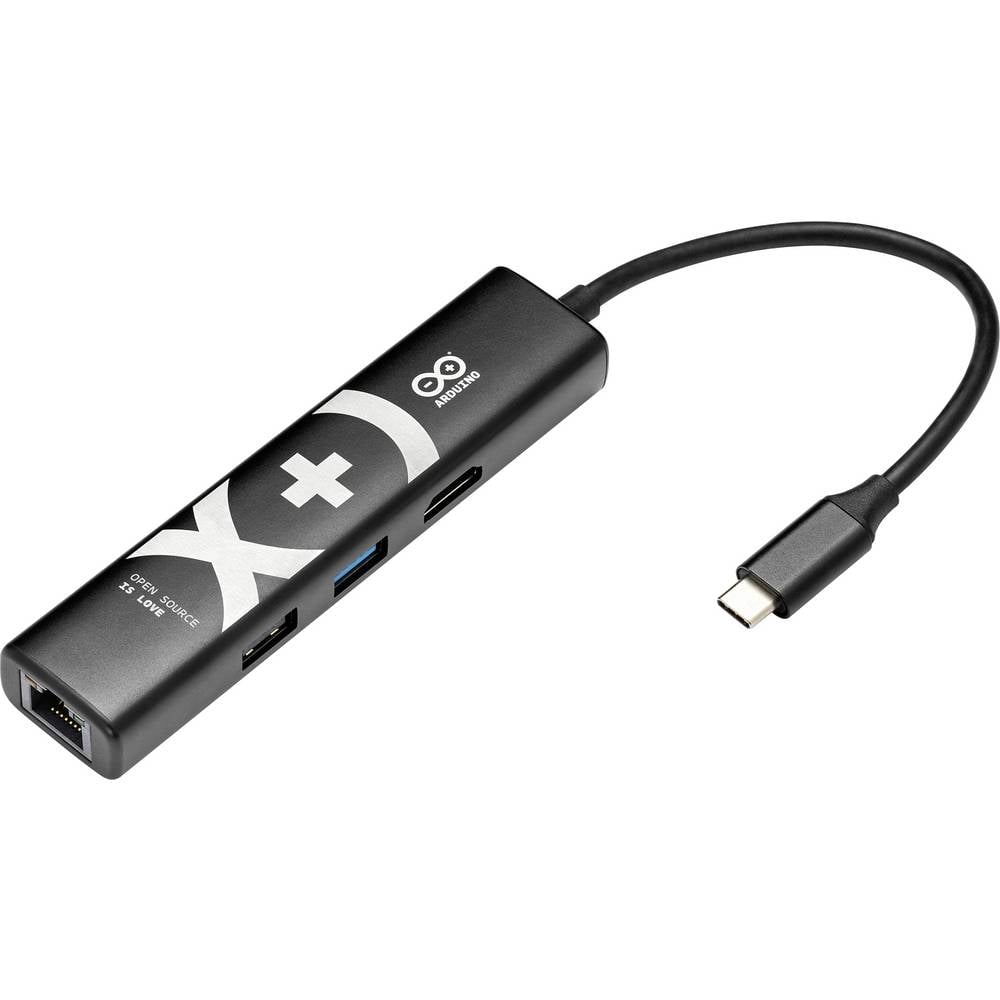 Arduino USB-C Dockingstation TPX00241 8-in-1 mit HDMI Ethernet 65W PD Schwarz (TPX00241)